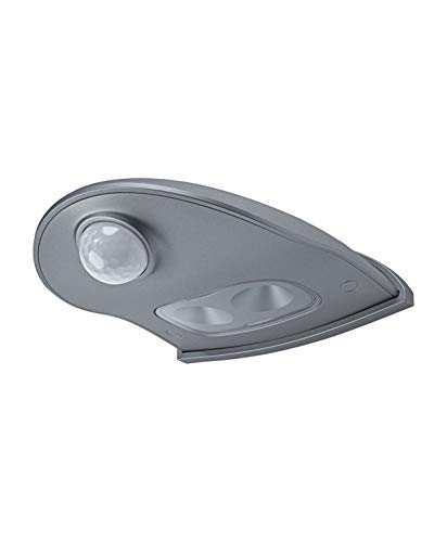 Ledvance LED Batteriebetriebene Leuchte, Leuchte für Außenanwendungen, Bewegungssensor, Tag-Nacht-Sensor, Kaltweiß, 102,5 mm x 92,4 mm x 36,5 mm, Door LED Down von Ledvance