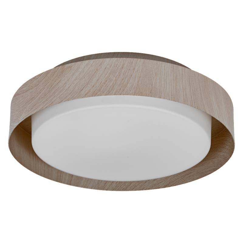 Ledvance Deckenleuchte 'Orbis Madrid' holzfarben Ø 29 cm von LEDVANCE