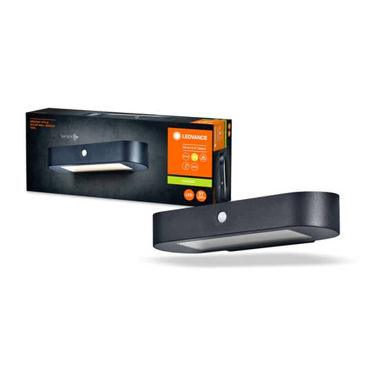 Ledvance Endura Style Solar Wandleuchte Wandleuchte Außenwandleuchte Oval Schwar B-Ware von LEDVANCE