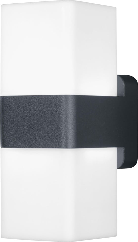 Ledvance LED Außen-Wandleuchte Smart+ WiFi Cube dunkelgrau Up- & Downlight von LEDVANCE
