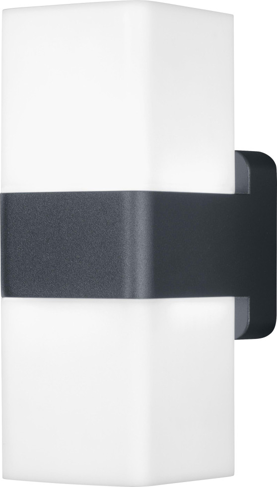 Ledvance LED Außen-Wandleuchte Smart+ WiFi Cube dunkelgrau Up- & Downlight von LEDVANCE