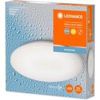 Ledvance LED-Deckenleuchte mit Sensor spritzwassergeschützt ORBIS IP44 400MM 25W 830 SENSOR  – 4058075651852 von LEDVANCE