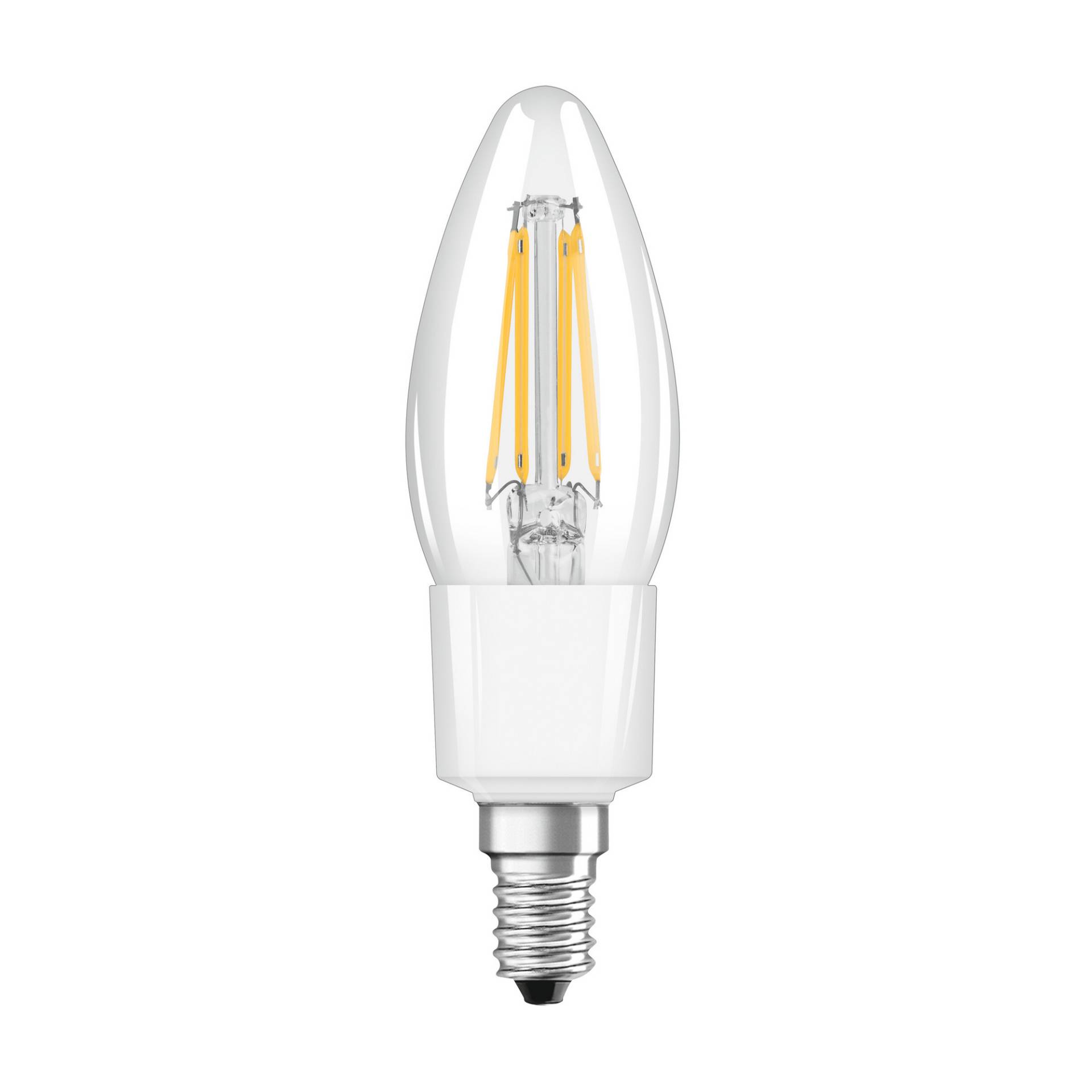 Ledvance LED-Filament Kerzenlampe 'Smart+ WiFi CLB' warmweiß 4 W E14 470 lm, dimmbar Ledvance LED-Filament Kerzenlampe 'Smart+ WiFi CLB' warmweiß 4 W E14 470 lm, dimmbar von LEDVANCE