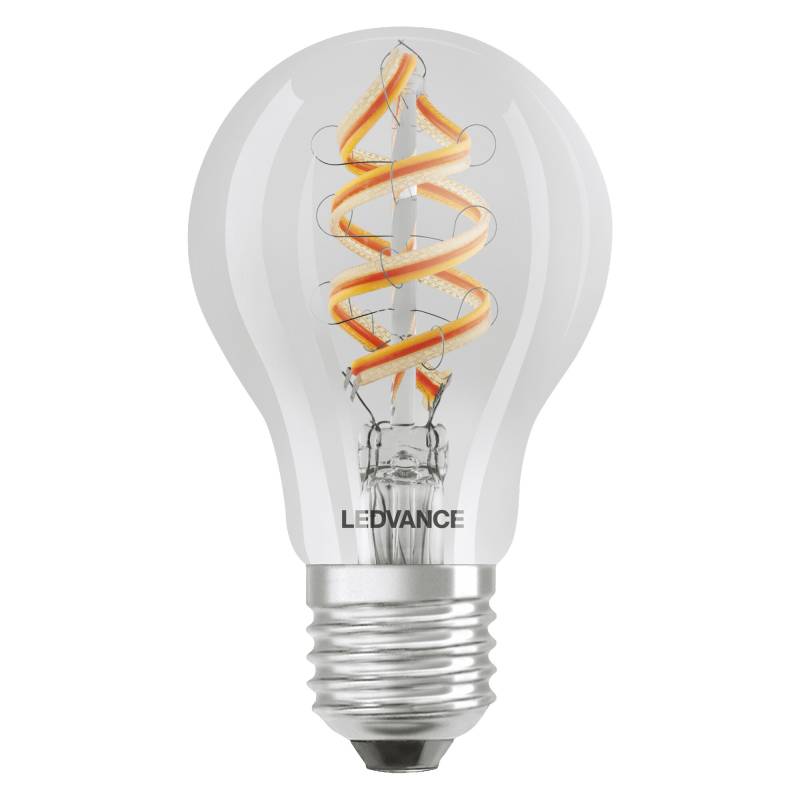 Ledvance LED-Filament Lampe 'Smart+ WiFi CLA' RGBW 4,5 W E27 300 lm, dimmbar von LEDVANCE