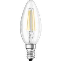 Ledvance Classic LED E14 Kerze Fadenlampe Klar 4.2W 470lm - 927 Extra Warmweiß Höchste Farbwiedergabe - Dimmbar - von LEDVANCE