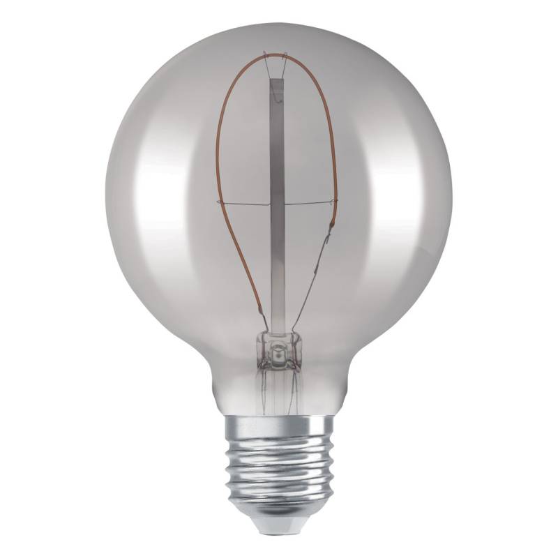 Ledvance LED Leuchtmittel Vintage 1906 Globe G95 E27 3,4W warmweiß, rauch von LEDVANCE