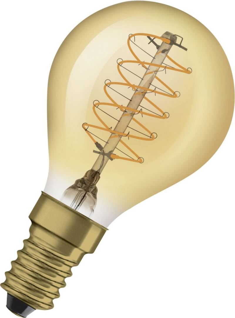 Ledvance LED Leuchtmittel Vintage 1906 P25 E14 3,4 W dimmbar amber von LEDVANCE