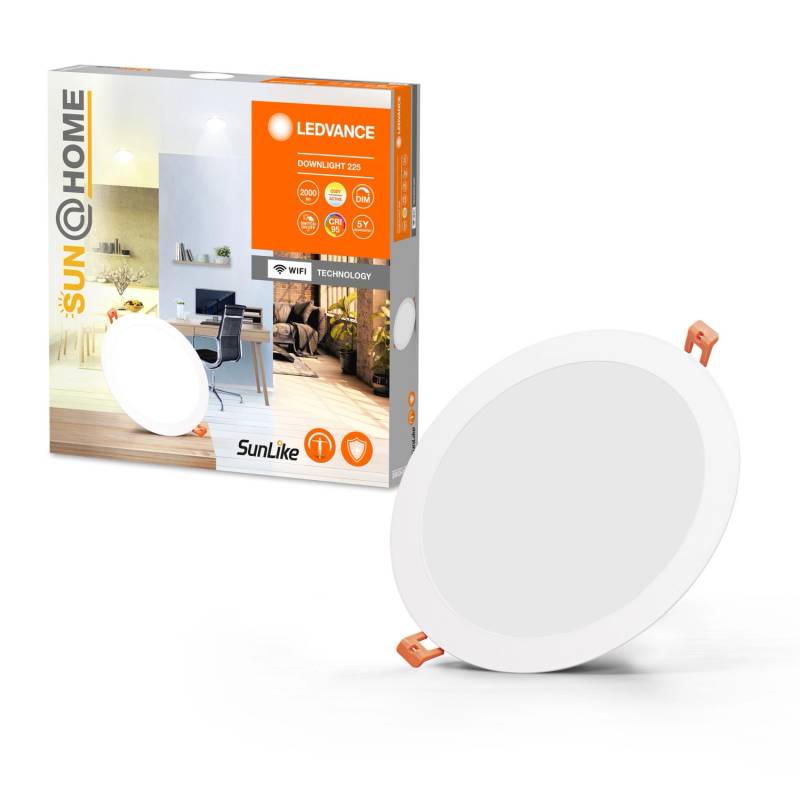 Ledvance LED Spot Downlight Slim Sun@Home Smart+ Weiß Ø 22,5 cm von LEDVANCE