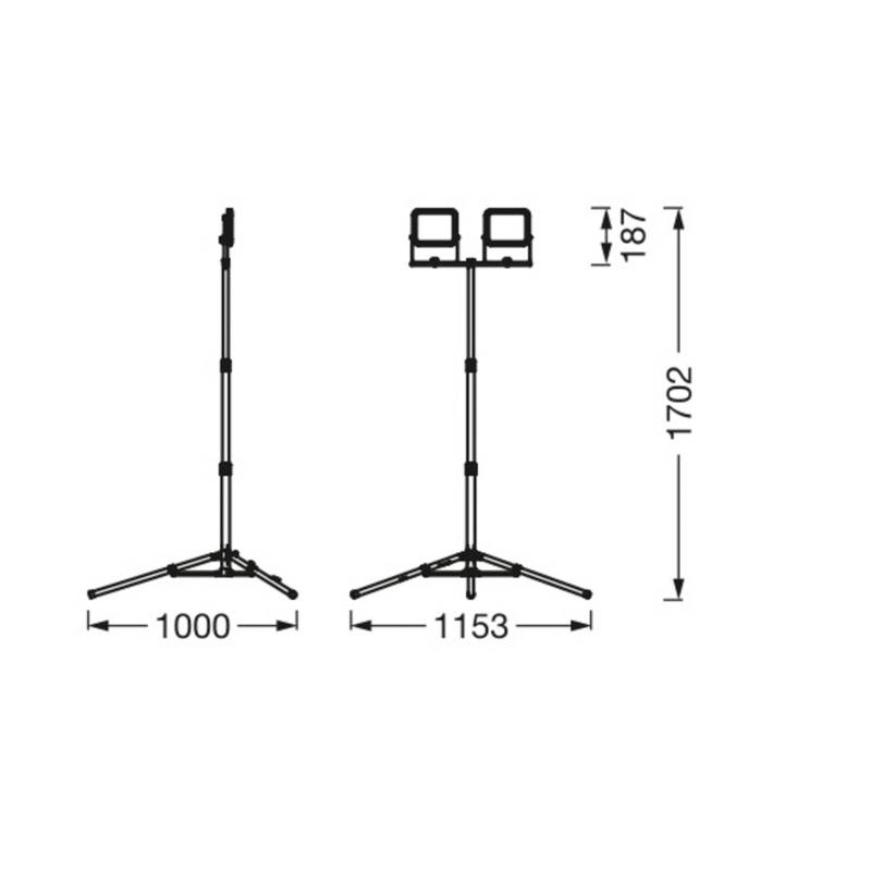 Ledvance LED Worklight Value Tripod 2-fl. 2 x 20 W von LEDVANCE