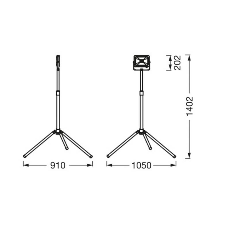 Ledvance LED Worklight Value Tripod einflammig 30W von LEDVANCE