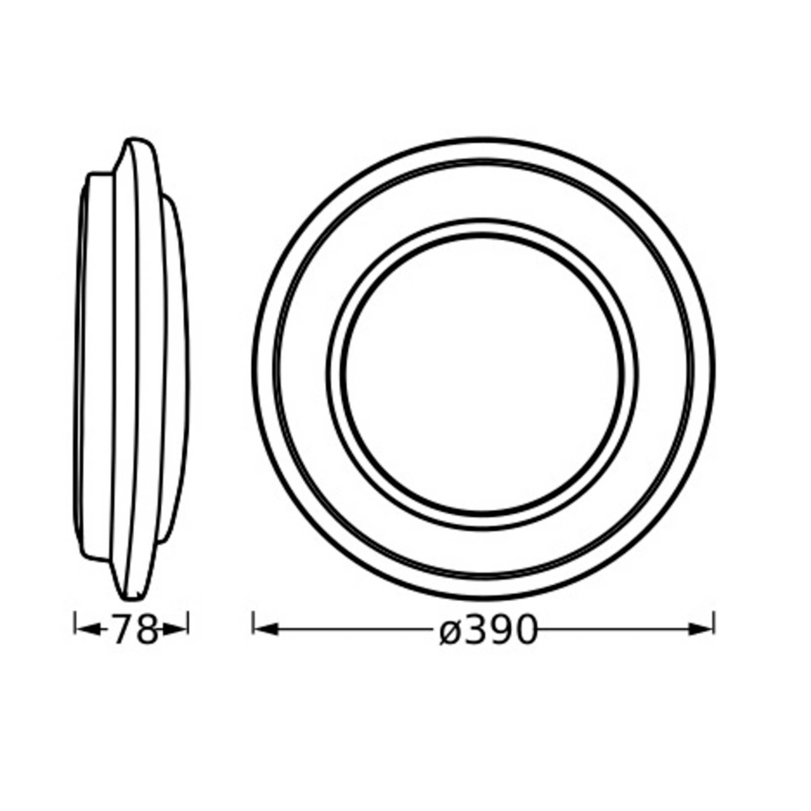 Ledvance Orbis Berlin LED-Deckenlampe schwarz 39cm von LEDVANCE