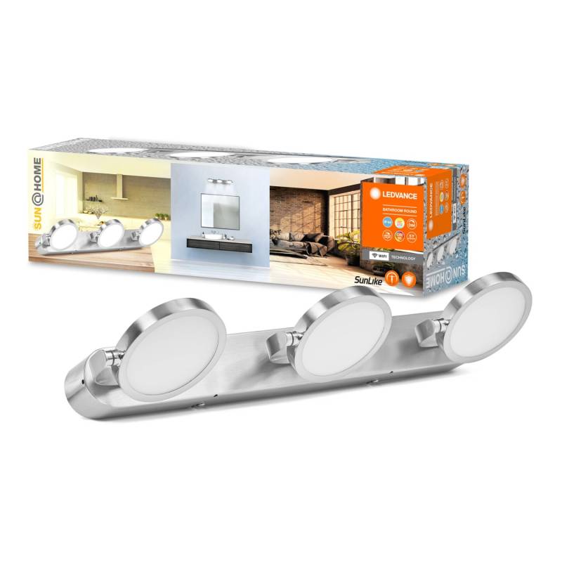 Ledvance Badezimmerleuchte Sun@Home Smart+ Badezimmer Silber Ø 45 cm von LEDVANCE