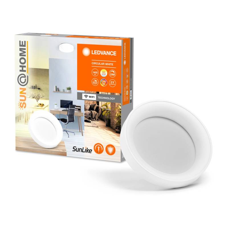 Ledvance Deckenleuchte Sun@Home Smart+ Rund Weiß Ø 45 cm von LEDVANCE