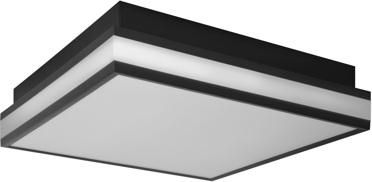 Ledvance Smart+ LED Deckenleuchte Orbis Magnet schwarz 30 x 30 cm 26 W von LEDVANCE