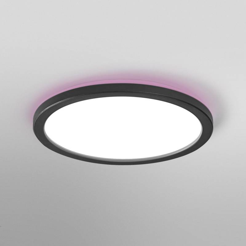 Ledvance Smart+ LED-Deckenleuchte Orbis Ultra Slim Rücklicht Schwarz Ø 23 cm von LEDVANCE