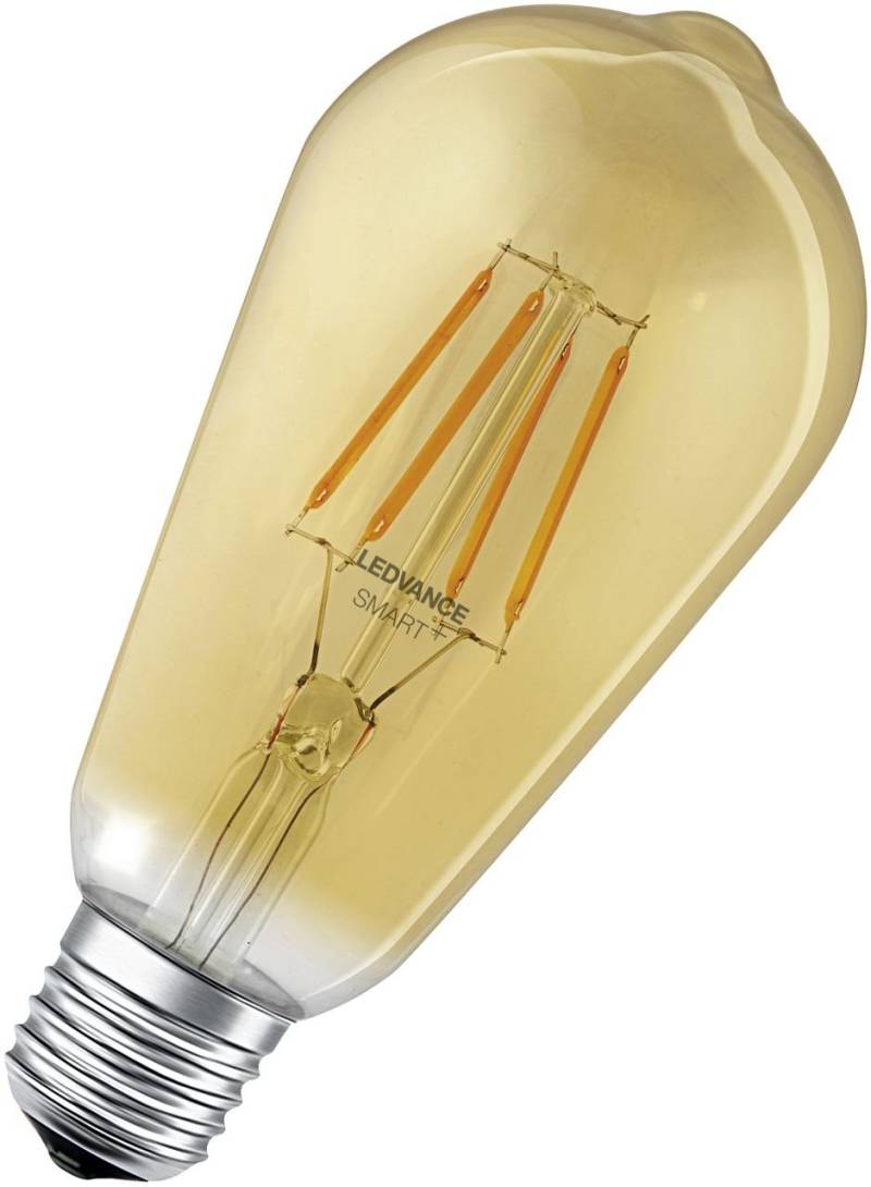 Ledvance Smart+ LED Leuchtmittel Edison ST64 E27 6 W dimmbar amber von LEDVANCE