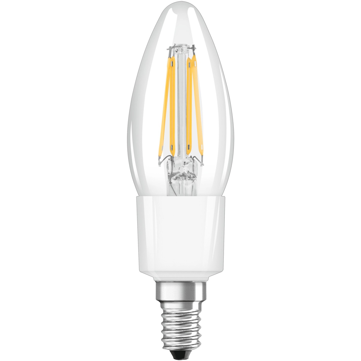 Ledvance Smart+ Leuchtmittel Wifi Filament Candle E14/4 W Transparent von LEDVANCE