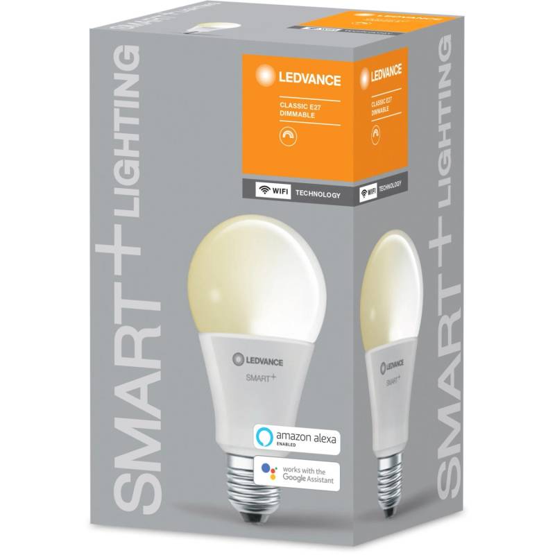 Ledvance Smart+ WiFi LED-Lampe Kolbenform E27/12W 1521lm Warmweiß dimmbar von LEDVANCE