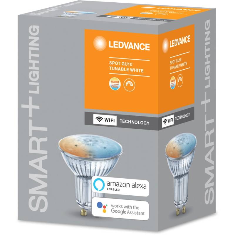 Ledvance Smart+ WiFi LED-Reflektorlampe PAR16 GU10/4,5W 350lm Tunable White von LEDVANCE