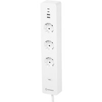 Ledvance - Smart Plug mit WiFi Technologie, dreifache Steckdosenleiste mit Überlastschutz und Überspannungsschutz inklusive usb Anschlüsse, steuerbar von LEDVANCE