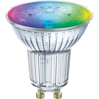 Ledvance - Smarte LED-Reflektorlampe mit WiFi Technologie, Sockel GU10, Lichtfarbe änderbar (2700-6500K), rgb Farben änderbar, Dimmbar, ersetzt von LEDVANCE