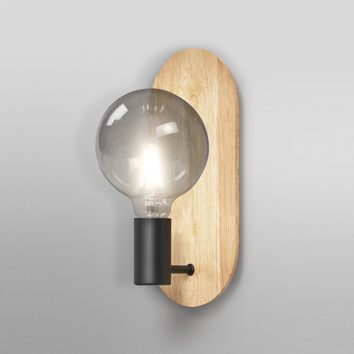 Ledvance Wandlampe Decor Holz Holzbraun-Schwarz 30 cm von LEDVANCE