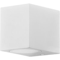 Ledvance - endura Classic Square Down Außen-Wandleuchte, weiß, GU10-Sockel (max 35W), kann mit einfacher oder smarter Lampe bestückt werden, Down von LEDVANCE