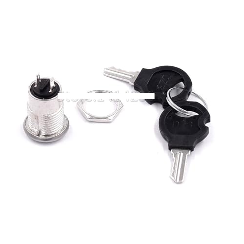 100Pcs 12mm Key Switch ON/OFF Lock Switch KS-02 KS02 Electronic Switch 3A 250V 100Pcs 12mm Key Switch ON/OFF Lock Switch KS-02 KS02 Electronic Switch 3A 250V von LEDVXFSVY