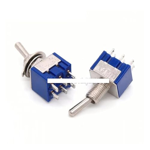 100Pcs MTS-202 6 Pin 2 Position Toggle Switches ON-ON DPDT Toggle Switch MTS202 Blue 6A/125V 3A/250V AC 100Pcs MTS-202 6 Pin 2 Position Toggle Switches ON-ON DPDT Toggle Switch MTS202 Blue 6A/125V 3A/250V AC von LEDVXFSVY
