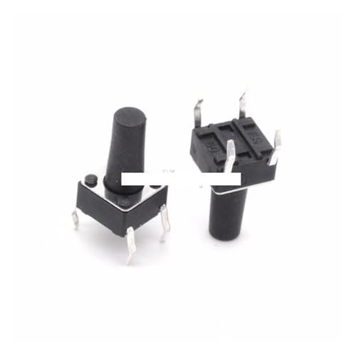 100Pcs Tactile Push Button Switch Tact Switch 6X6X11mm 4-pin DIP 6 * 6 * 11mm 100Pcs Tactile Push Button Switch Tact Switch 6X6X11mm 4-pin DIP 6 * 6 * 11mm von LEDVXFSVY