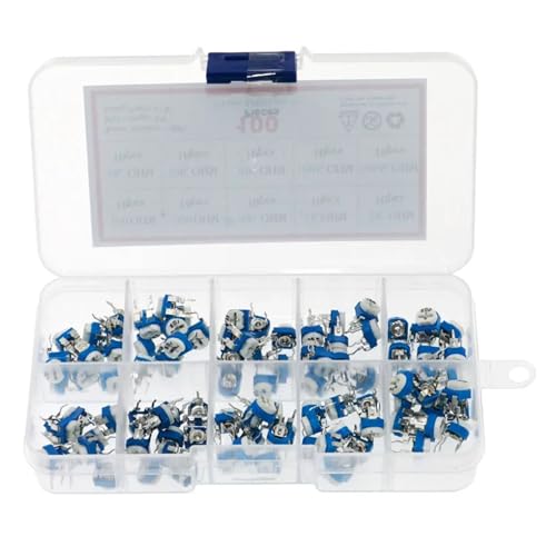 100pcs 10value RM065 6MM Trimpot Potentiometer Kit set 100 200 500 1K 2K 5K 10K 20K 100K 500K Capacitance Meters von LEDVXFSVY