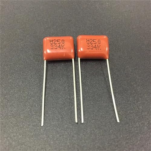100pcs CBB capacitor 334 250V 334K 0.33uF 330nF P10 CL21 Metallized Polypropylene Film Capacitor Capacitance Meters von LEDVXFSVY