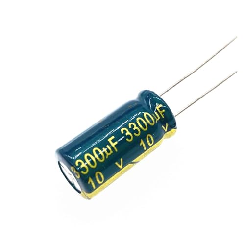 10Pcs 10v 3300UF 10 * 20 High Frequency Low Impedance Aluminum Electrolytic Capacitor 3300uf 10v 20% Capacitance Meters von LEDVXFSVY