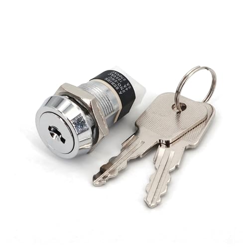 19mm Metal 4Pin ON-OFF 2Position DPST A Series Electronic Lock Key Switch von LEDVXFSVY