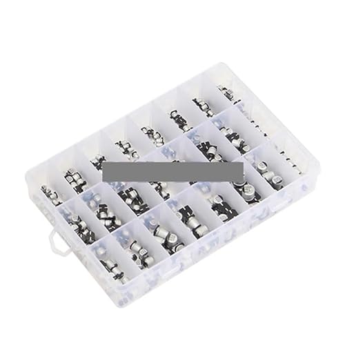 1uF-1000uF 6.3V-50V 400Pcs 24Value SMD Aluminum Electrolytic Capacitors Assortment Kit + box Capacitance Meters von LEDVXFSVY