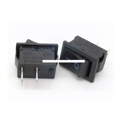 200Pcs Push Button Switch 15x21mm SPST 2Pin 6A 250V 10A 125V KCD1-101 Snap-in On/Off Rocker Switch 15MM*21MM Black 200Pcs Push Button Switch 15x21mm SPST 2Pin 6A 250V 10A 125V KCD1-101 Snap-in On/Off Rocker Switch 15MM*21MM Black von LEDVXFSVY