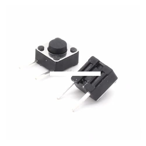 20Pcs 6 * 6 * 4.3mm SMD Tact light touch switch 2 pin side button button 6 * 6 * 4.3H von LEDVXFSVY
