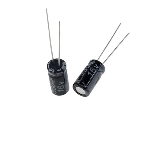 20pcs 330uF 16V 330MFD 16Volt 6 * 11mm Aluminum Electrolytic Capacitor Radial 330mf16v 330uf16v 16v330mf 16v330uf Capacitance Meters von LEDVXFSVY