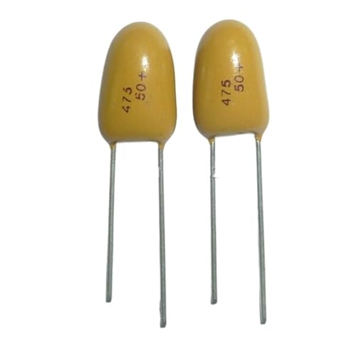 20pcs Tantalum capacitor 4.7uF 50V 475 50V4.7uF DIP Radial Capacitance Meters 20pcs Tantalum capacitor 4.7uF 50V 475 50V4.7uF DIP Radial Capacitance Meters von LEDVXFSVY