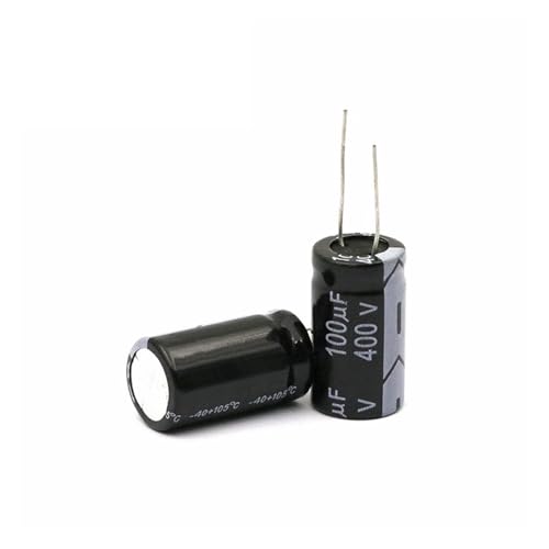 2PCS Electrolytic capacitor 400V100uF 18 * 30mm aluminum electrolytic capacitor 100uf 400v Capacitance Meters von LEDVXFSVY