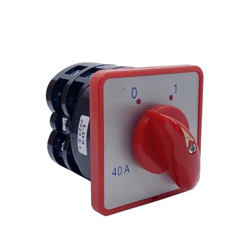 40A 7.5kw 380V Two Layers OFF-ON Rotary Cam Changeover Switch Red HZ5-40/7.5 L03 von LEDVXFSVY