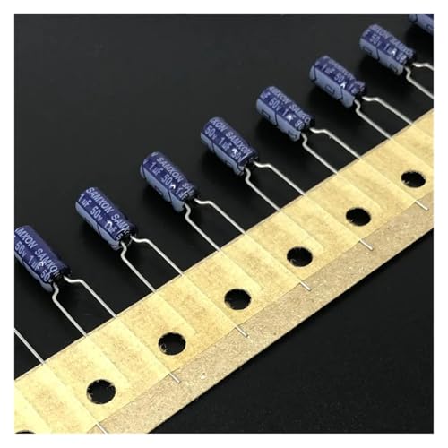 50pcs 1uF 50V 5x11mm 50V 1uF Aluminum Electrolytic capacitor Capacitance Meters von LEDVXFSVY