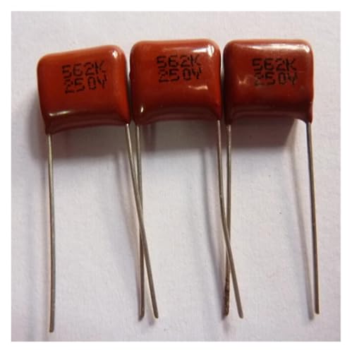 50pcs CBB capacitor 562 250V 562k 250V 5600pF 5.6nF P10 CBB13 Metallized Polypropylene Film Capacitor Capacitance Meters von LEDVXFSVY