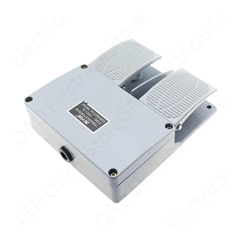 Foot switch YDT1-16 aluminum shell gray double pedal switch machine tool accessories switch von LEDVXFSVY