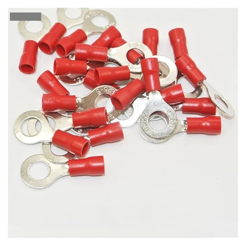 LEDVXFSVY 1000PCS 22-18 AWG #10 Red Insulated Ring Terminals Electrical Crimp Connector RV1.25-5s LEDVXFSVY 1000PCS 22-18 AWG #10 Red Insulated Ring Terminals Electrical Crimp Connector RV1.25-5s von LEDVXFSVY