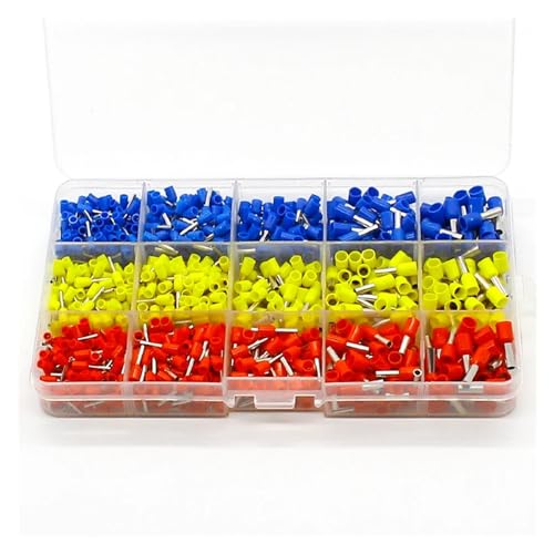LEDVXFSVY 1000pcs/lot Bootlace Ferrules kit Set Wire Copper Crimp Connector Insulated Cord Pin End Terminal LEDVXFSVY 1000pcs/lot Bootlace Ferrules kit Set Wire Copper Crimp Connector Insulated Cord Pin End Terminal von LEDVXFSVY