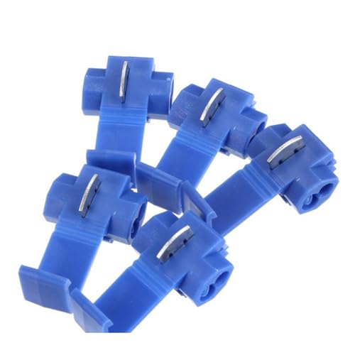 LEDVXFSVY 100PCSHigh 50pcs/Set Blue Lock Wire Connectors Quick Splice Terminals Crimp G14 18-14 AWG Hard Soft 0.75-2.5 Wire LEDVXFSVY 100PCSHigh 50pcs/Set Blue Lock Wire Connectors Quick Splice Terminals Crimp G14 18-14 AWG Hard Soft 0.75-2.5 Wire von LEDVXFSVY