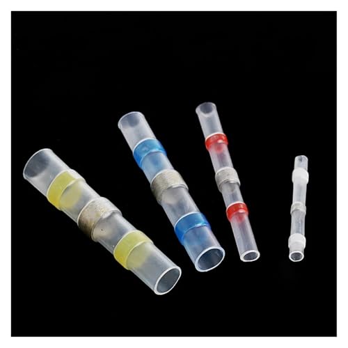 LEDVXFSVY 100pcs 4 Sizes Solder Sleeve Heat Shrink Wire Terminals Butt Connectors Heat Shrinkable Splice Crimp Terminators LEDVXFSVY 100pcs 4 Sizes Solder Sleeve Heat Shrink Wire Terminals Butt Connectors Heat Shrinkable Splice Crimp Terminators von LEDVXFSVY
