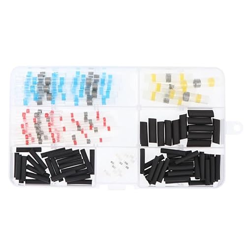 LEDVXFSVY 110PCS Mixed Heat Shrink Wire Connectors Sleeves Soldar Cable Electrico Waterproof Butt Terminals Crimp Connector LEDVXFSVY 110PCS Mixed Heat Shrink Wire Connectors Sleeves Soldar Cable Electrico Waterproof Butt Terminals Crimp Connector von LEDVXFSVY