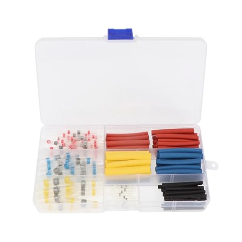 LEDVXFSVY 135Pcs Heat Shrink Insulated Seal Solder Butt Terminals Solder Wire Connectors Terminal & Heat Shrink Tube LEDVXFSVY 135Pcs Heat Shrink Insulated Seal Solder Butt Terminals Solder Wire Connectors Terminal & Heat Shrink Tube von LEDVXFSVY